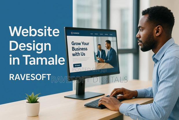 Ravesoft Website Design in Tamale – Modern Responsive · Photo 1
