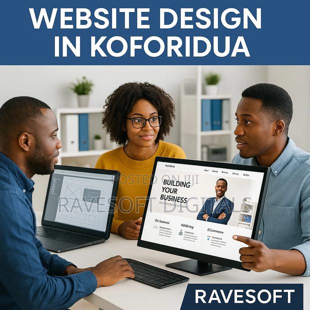 Ravesoft Website Design in Koforidua – Modern Responsive · Photo 1