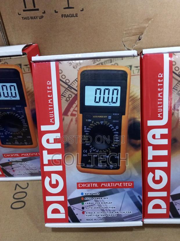 Digital Multimeter Dt9205a Voltage Meter With Battery · Photo 2
