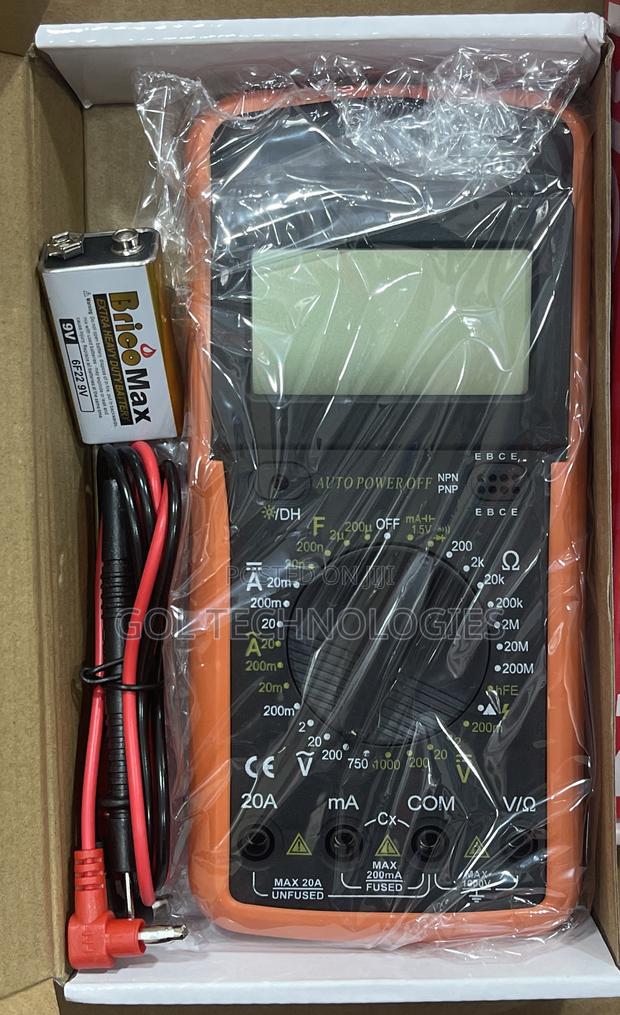 Digital Multimeter Dt9205a Voltage Meter With Battery · Photo 2