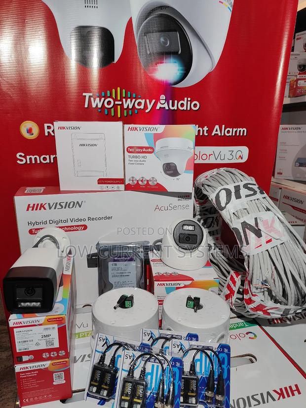 Hikvision Promo 4channel Full Kit Cameras CCTV Kit Two Ways Audio · Photo 1