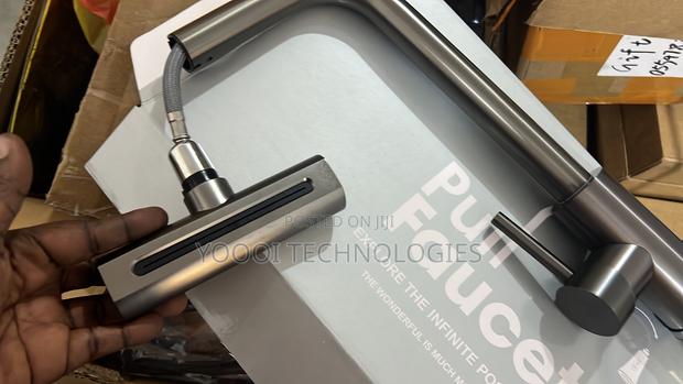Quality Chrome Kitchen Waterfall Pull Out Faucet/Tap Mixer ( Hot/Cold) · Photo 4