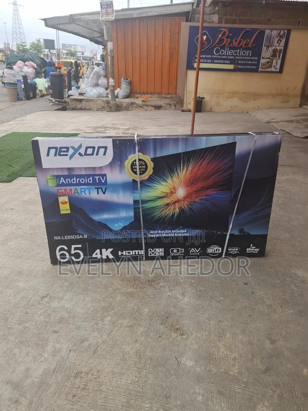 Nexon 65 Inches Smart Android Tv Uhd With Free Wall Mount for Sale · Photo 2