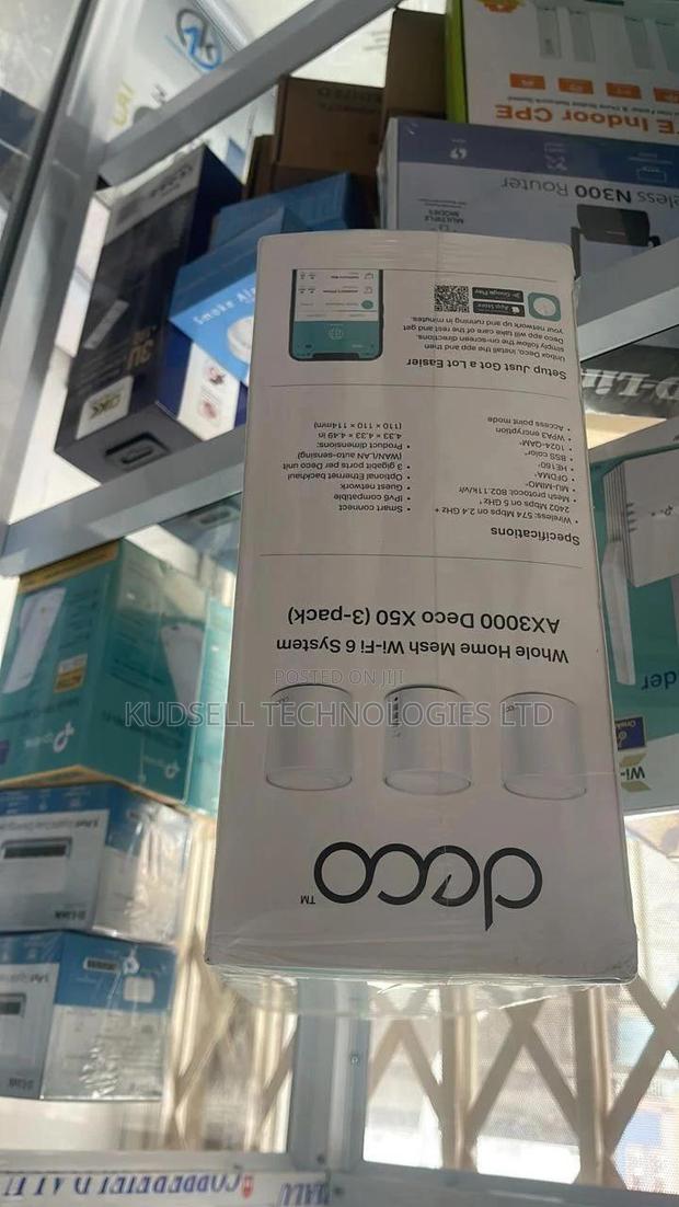 Deco X50
Ax3000 Whole Home Mesh Wifi 6 System · Photo 2