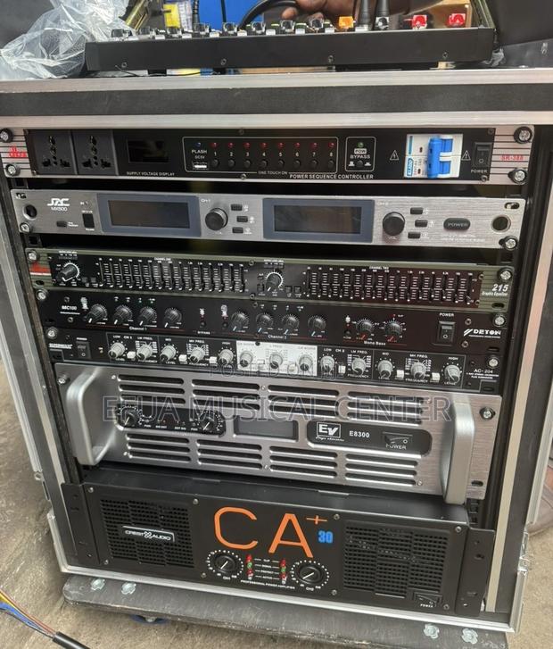 Fully Loaded Amplifier Rack · Photo 1