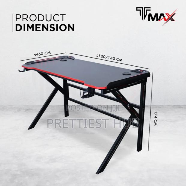 RGB Lighting Gaming Office Desk · Photo 2
