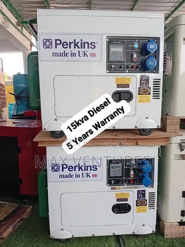 Luxuryoffices Perkins 15kva Diesel 16500watts Generator Silent Power · Photo 1
