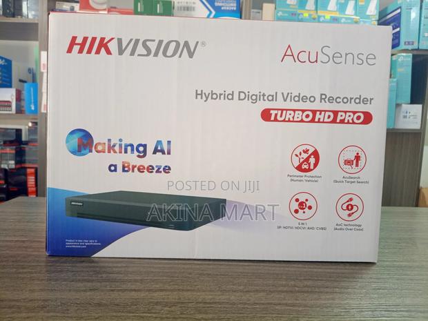 Hikvision 8ch /5mp Acusense Ai DVR Ids-7208hqhi-M1/Xt · Photo 1