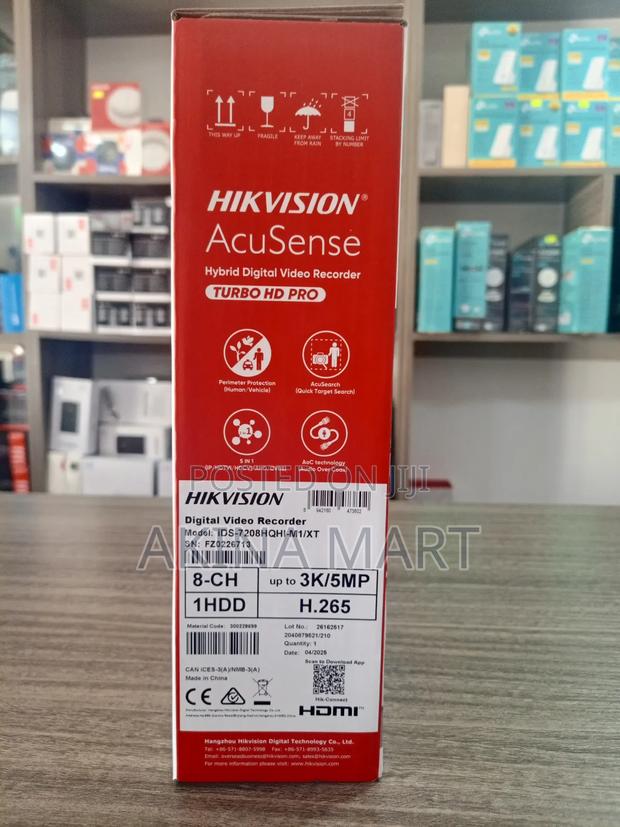 Hikvision 8ch /5mp Acusense Ai DVR Ids-7208hqhi-M1/Xt · Photo 3