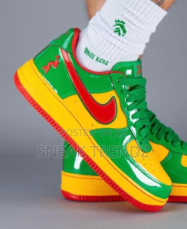 Nike Air Force 1 Mirror Red Yellow N Green · Photo 2