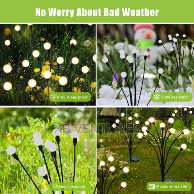 1 Pack 8 Solar Garden Decorations Lights, Firefly Lights · Photo 4