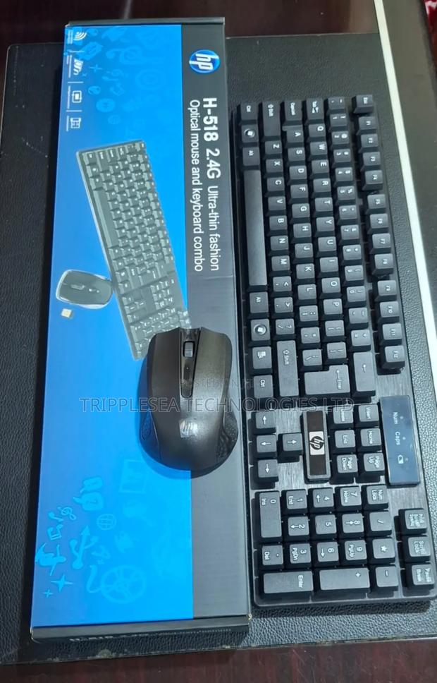 Hp Wireless Keyboard Mouse H-528 2.4g · Photo 1