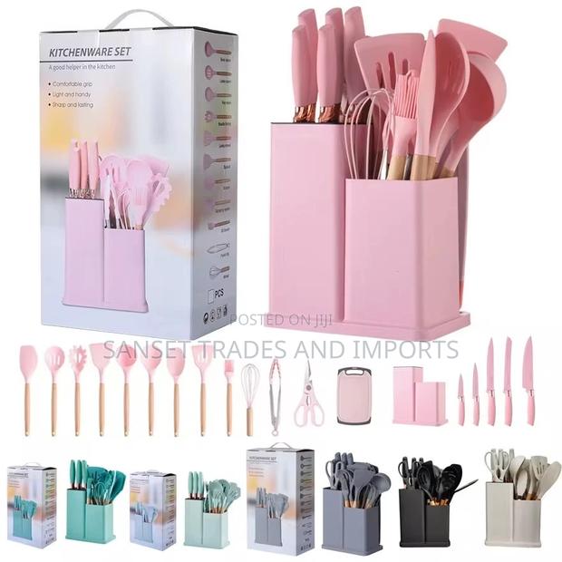 19 Pieces Silicon Kitchen Set · Photo 1