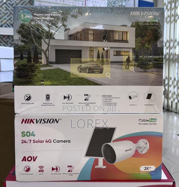 Hikvision Solar 4g Sim Camera 24/7 Color 2 Way Audio Ds-2cfs04/4g · Photo 2