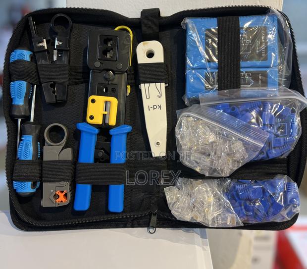 Network Tool Kit With Pass Through Crimping Tool · Photo 2