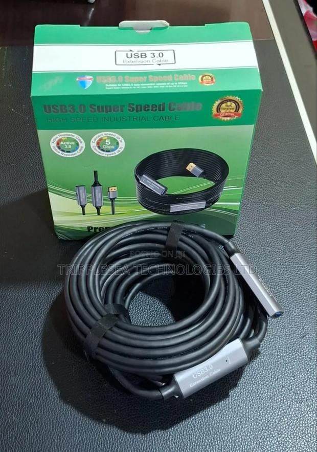 Usb3.0 Extention 10m Super Speed Fiber Cable · Photo 1