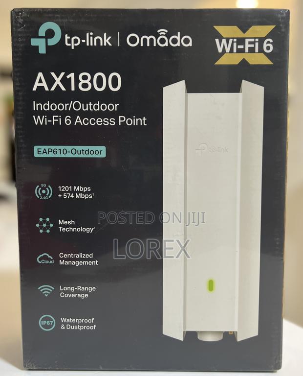 Tp-Link Eap610 Outdoor Access Point Omada Lr Wifi 6 Ax1800 Dual Band · Photo 1