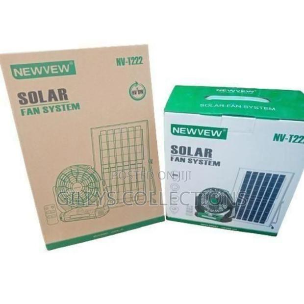 Solar Rechargeable Table Fan · Photo 1