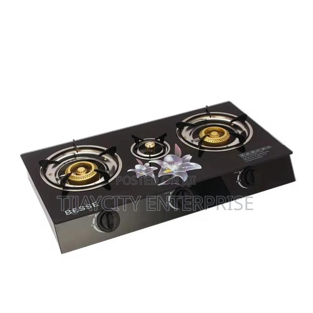 Automatic Glass 3 Burner Stove · Photo 2