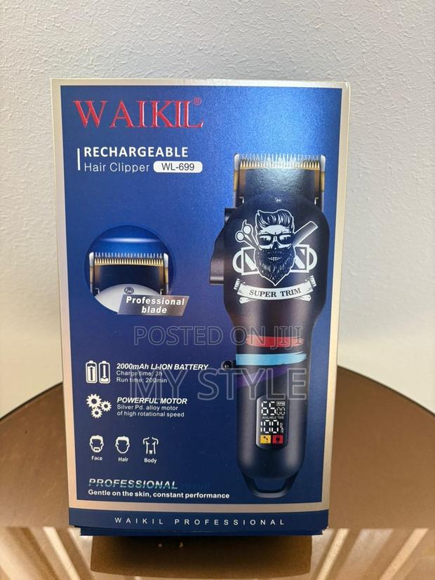 Waikil Professional Cordless Hair Clippers With Battery Level Display · Photo 1