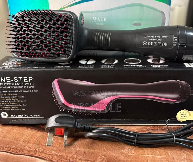 Hair Dryer With Styler Brush All-in-One 1000watts · Photo 1