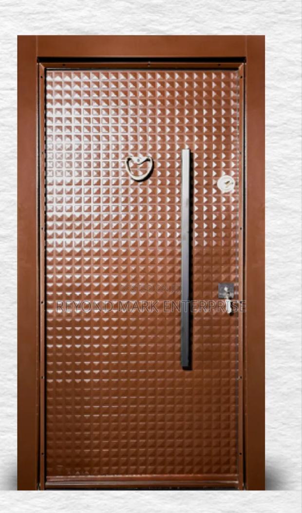 Single Full Metal Security Door, Waterproof Security Door · Photo 1