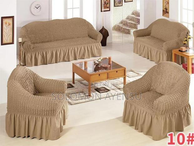 Quality Skirted Slipcover for Sofa Available in Different Colours · Photo 3