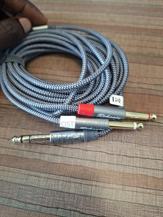 6.5mm Stereo Jack to Dual Mono Jack Cable · Photo 1