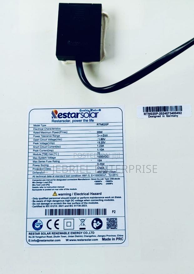 Solar Panel 20w · Photo 2