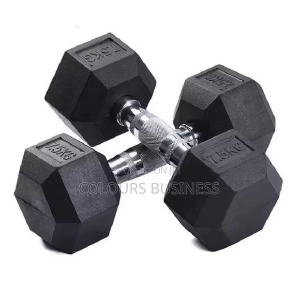 Hex Dumbbell 7.5kg(Pair) · Photo 1