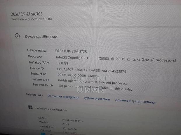 Desktop Computer Dell 40GB Intel Xeon HDD+SSD 1.5T · Photo 4