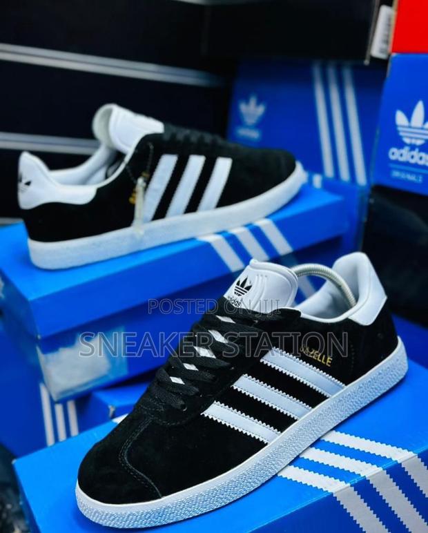 Adidas Gazelle Black/White · Photo 1