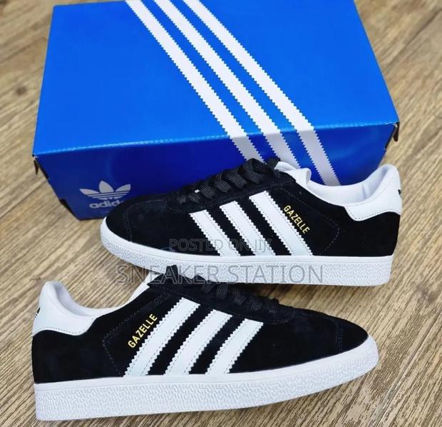 Adidas Gazelle Black/White · Photo 2