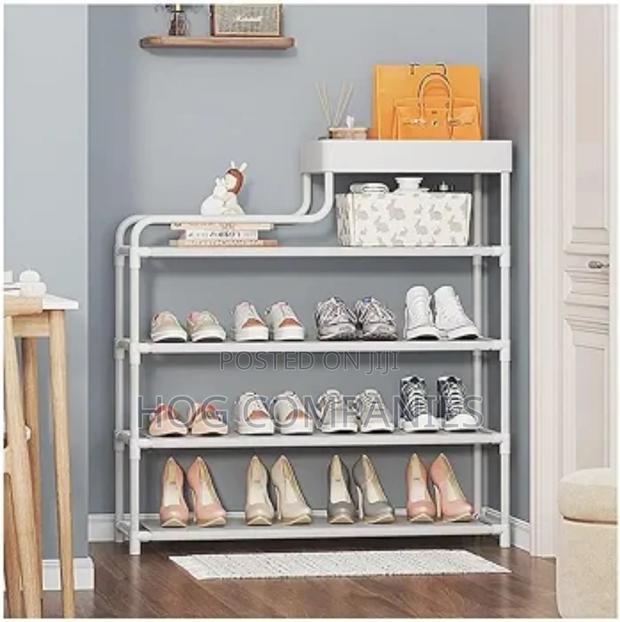 Modern 4 Tier Shoe Rack Bags Books Organizer- Fast Delivery in 2 Hours · Photo 1