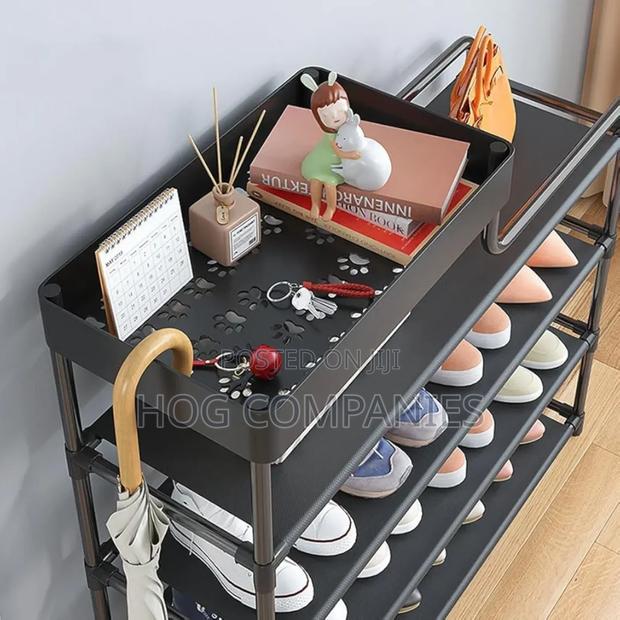 Modern 4 Tier Shoe Rack Bags Books Organizer- Fast Delivery in 2 Hours · Photo 3