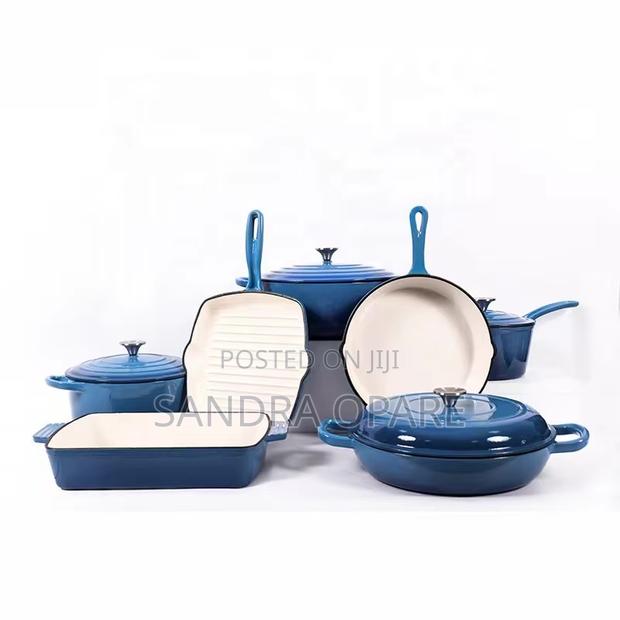 Enamel Cast Iron Cookware Set · Photo 2