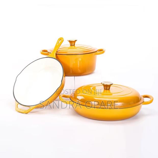 Enamel Cast Iron Cookware Set · Photo 1