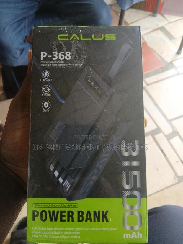 Calus Powerful Power Bank With 4 Cables · Photo 1