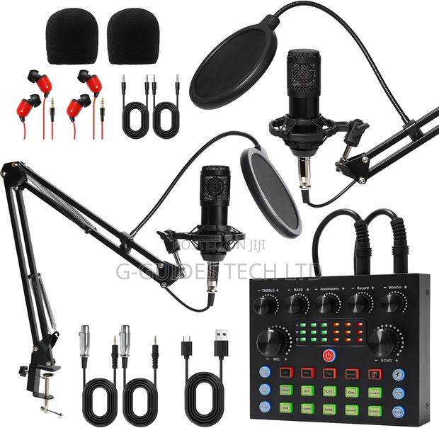 Bm-800 Condenser Microphones Dual Podcasting Equipment Bundle · Photo 2