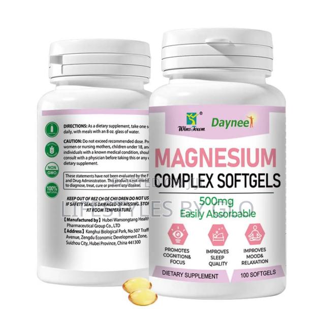 Magnesium Complex Softgel 500g- Easily Absorbable - · Photo 1