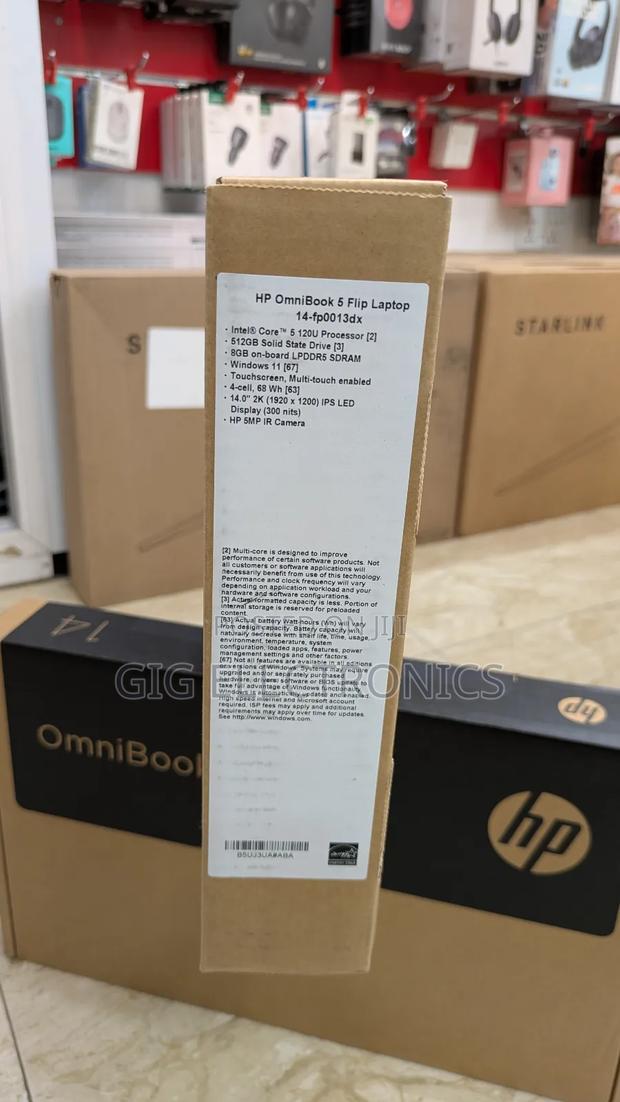 New Laptop HP OmniBook 5 Flip 8GB Intel Core 5 SSD 512GB · Photo 2