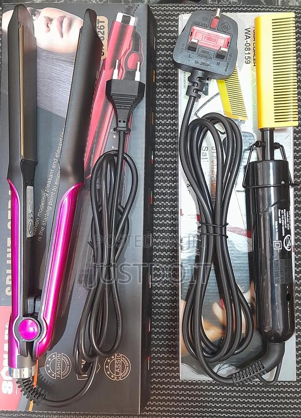 Sonar Straightener + Hot Comb. · Photo 1
