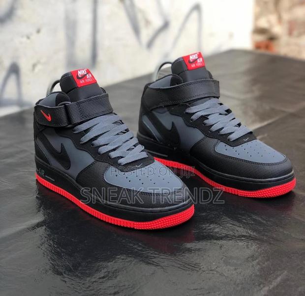 Nike Air Force 2 Original Black Ash and Red · Photo 1