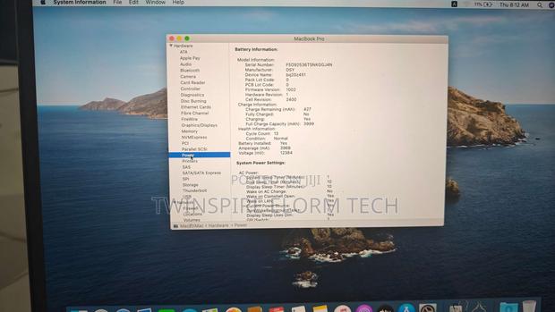 Laptop Apple MacBook Pro 2019 8GB Intel Core i5 SSD 256GB · Photo 4