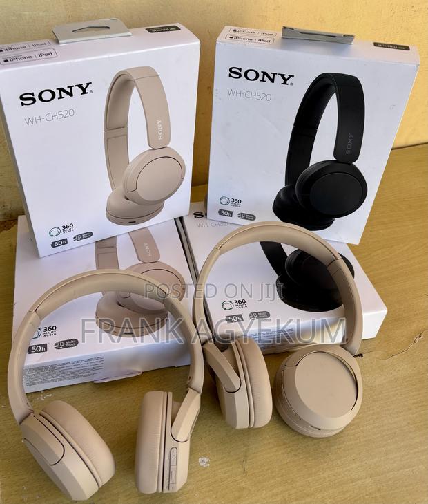 Sony Wh- Ch520 Wireless on-Ear Headphones – Black · Photo 2