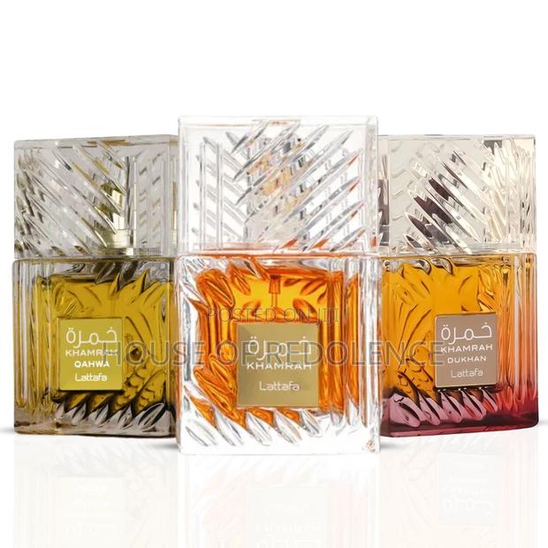 Lattafa Khamrah Perfumes Eau De Parfum (Khamrah Qahwa, Khamrah Dukhan) · Photo 1