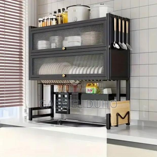 2-Tier Over the Sink Dish Rack ( Cover) · Photo 1