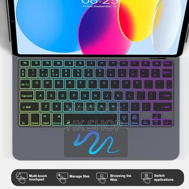 Black Magic Keyboard for Apple iPad 11th Generation A16 2025 · Photo 7