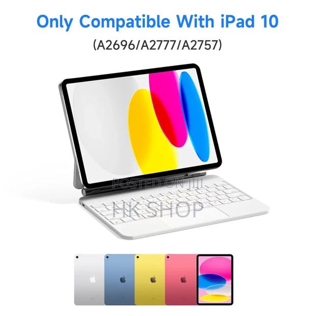 White Apple iPad Magic Keyboard for 10th Generation 10.9" 2022 · Photo 3