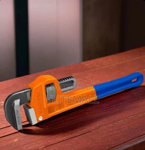 Wadfow 8" Pipe Wrench With Cr-v Jaw - Wpw8108 · Photo 2